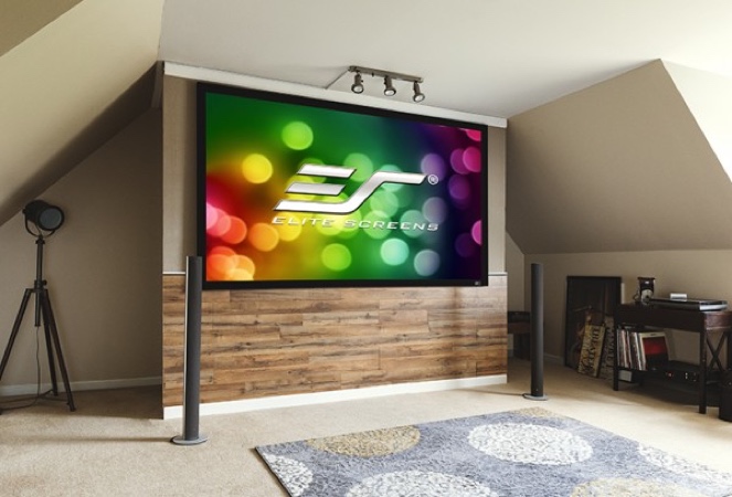 Проекционный экран Elite Screens ER100WH1 221x125 см, CineWhite
